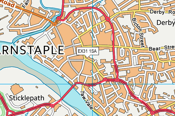 EX31 1SA map - OS VectorMap District (Ordnance Survey)