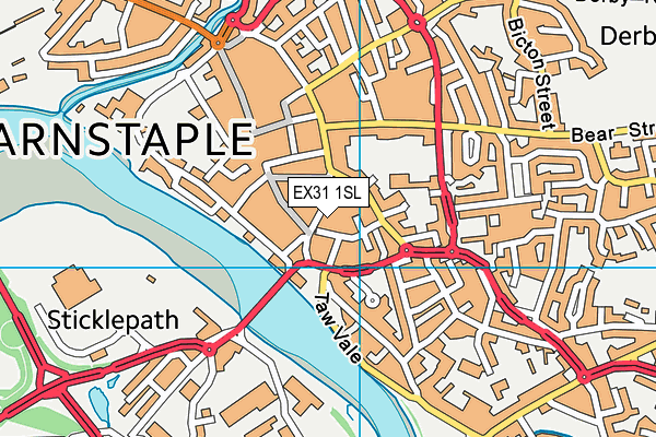 EX31 1SL map - OS VectorMap District (Ordnance Survey)