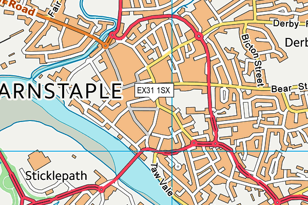 EX31 1SX map - OS VectorMap District (Ordnance Survey)