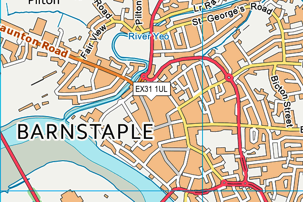 EX31 1UL map - OS VectorMap District (Ordnance Survey)