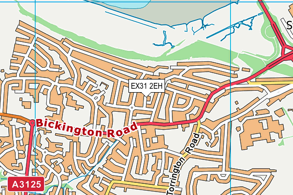 EX31 2EH map - OS VectorMap District (Ordnance Survey)