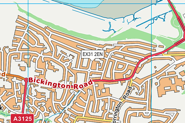 EX31 2EN map - OS VectorMap District (Ordnance Survey)