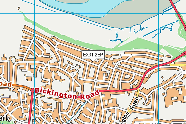 EX31 2EP map - OS VectorMap District (Ordnance Survey)