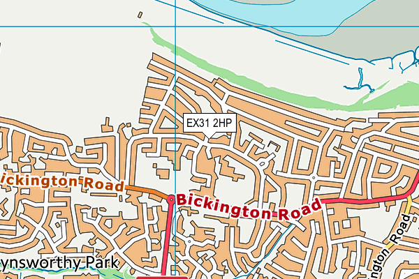EX31 2HP map - OS VectorMap District (Ordnance Survey)