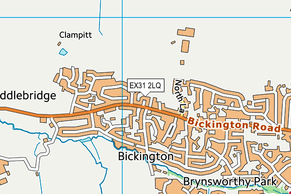 EX31 2LQ map - OS VectorMap District (Ordnance Survey)
