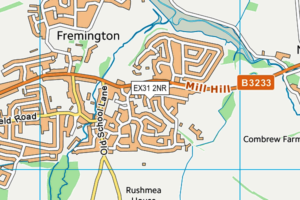 EX31 2NR map - OS VectorMap District (Ordnance Survey)