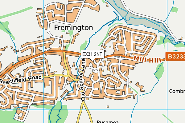 EX31 2NT map - OS VectorMap District (Ordnance Survey)