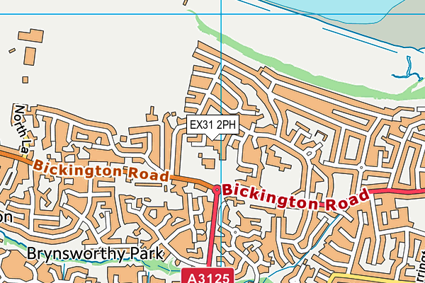 EX31 2PH map - OS VectorMap District (Ordnance Survey)