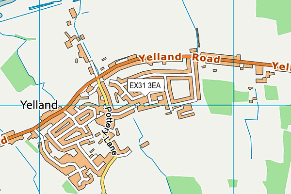 EX31 3EA map - OS VectorMap District (Ordnance Survey)