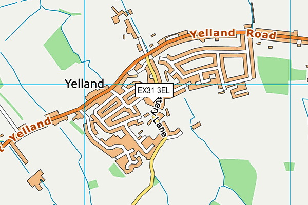 EX31 3EL map - OS VectorMap District (Ordnance Survey)
