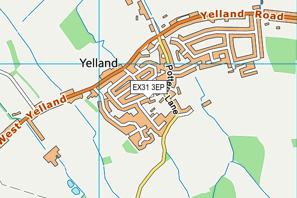 EX31 3EP map - OS VectorMap District (Ordnance Survey)