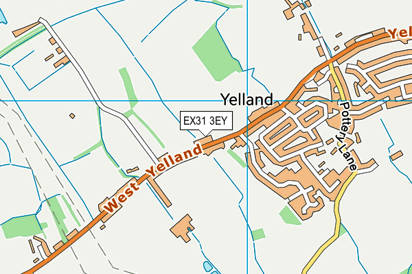 EX31 3EY map - OS VectorMap District (Ordnance Survey)