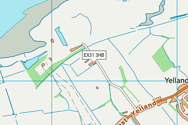 EX31 3HB map - OS VectorMap District (Ordnance Survey)