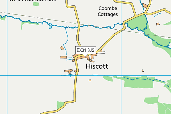 EX31 3JS map - OS VectorMap District (Ordnance Survey)