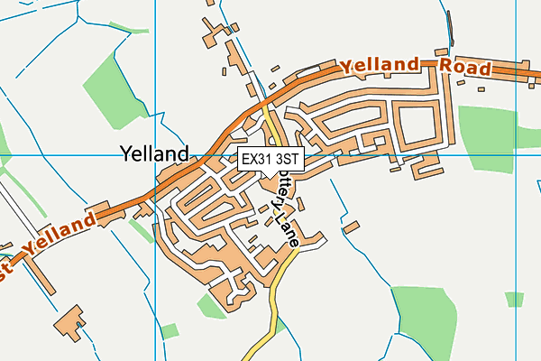 EX31 3ST map - OS VectorMap District (Ordnance Survey)