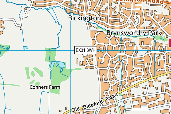 EX31 3WH map - OS VectorMap District (Ordnance Survey)