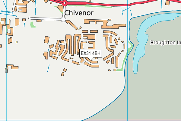 EX31 4BH map - OS VectorMap District (Ordnance Survey)
