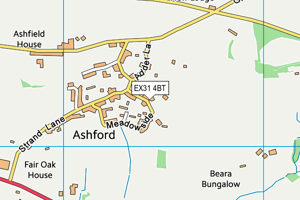 EX31 4BT map - OS VectorMap District (Ordnance Survey)