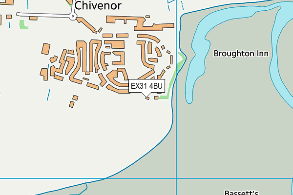 EX31 4BU map - OS VectorMap District (Ordnance Survey)