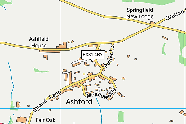 EX31 4BY map - OS VectorMap District (Ordnance Survey)