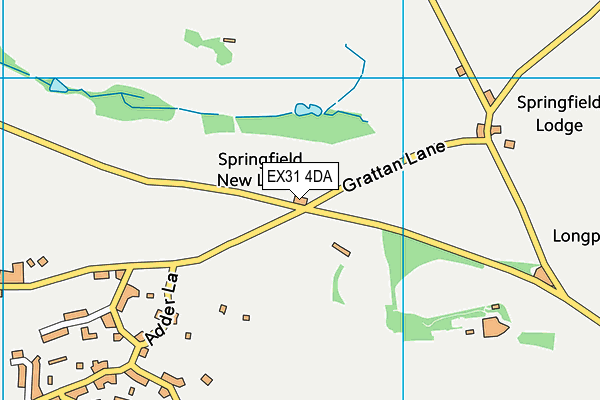 EX31 4DA map - OS VectorMap District (Ordnance Survey)