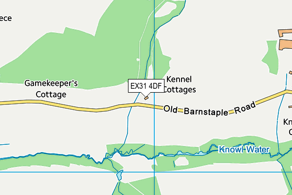 EX31 4DF map - OS VectorMap District (Ordnance Survey)