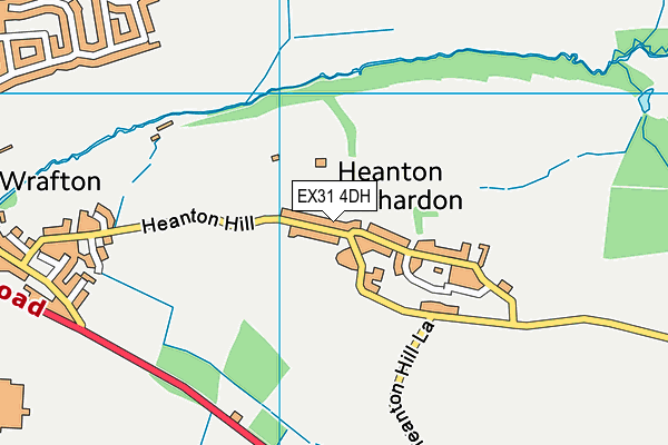 EX31 4DH map - OS VectorMap District (Ordnance Survey)