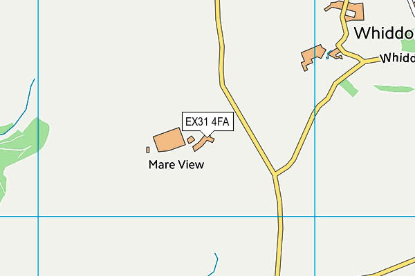 EX31 4FA map - OS VectorMap District (Ordnance Survey)