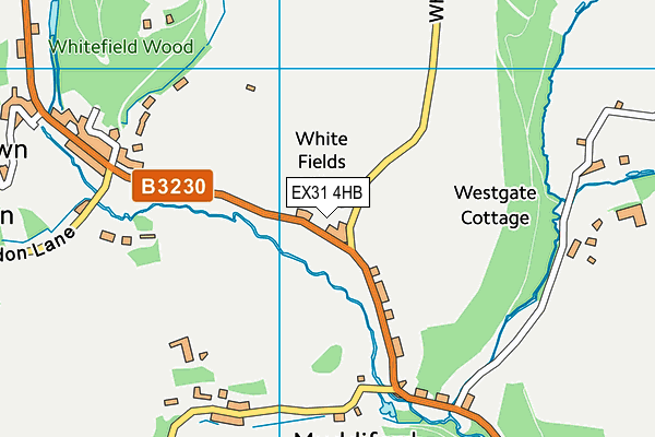 EX31 4HB map - OS VectorMap District (Ordnance Survey)