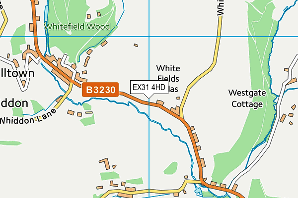 EX31 4HD map - OS VectorMap District (Ordnance Survey)