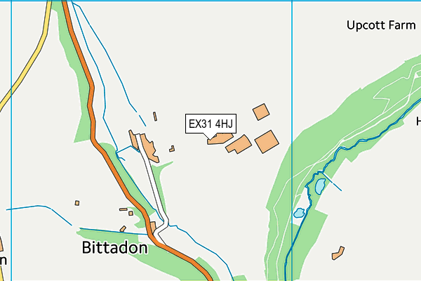 EX31 4HJ map - OS VectorMap District (Ordnance Survey)
