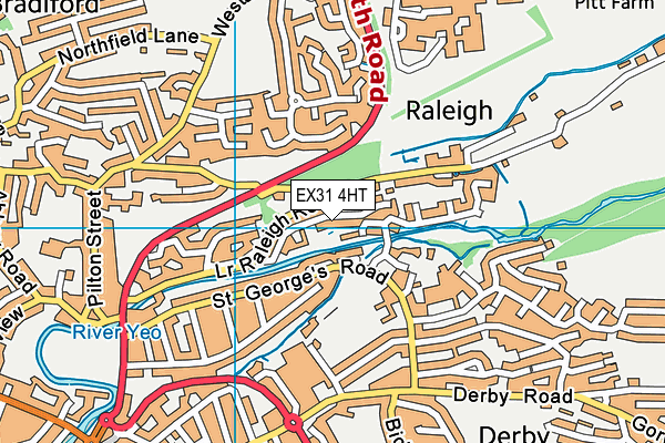 EX31 4HT map - OS VectorMap District (Ordnance Survey)