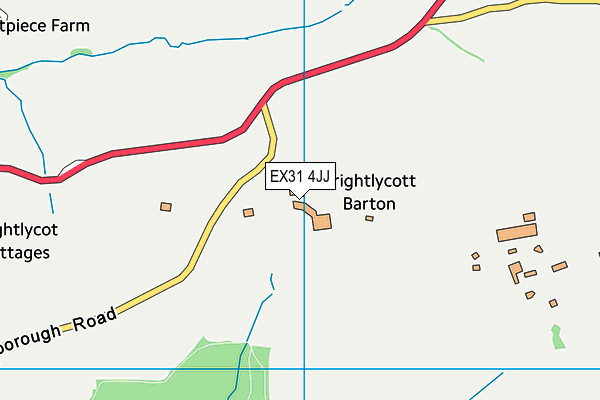 EX31 4JJ map - OS VectorMap District (Ordnance Survey)