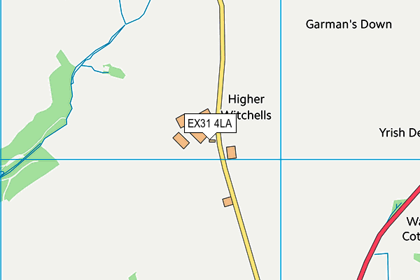 EX31 4LA map - OS VectorMap District (Ordnance Survey)