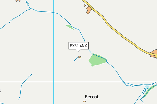 EX31 4NX map - OS VectorMap District (Ordnance Survey)