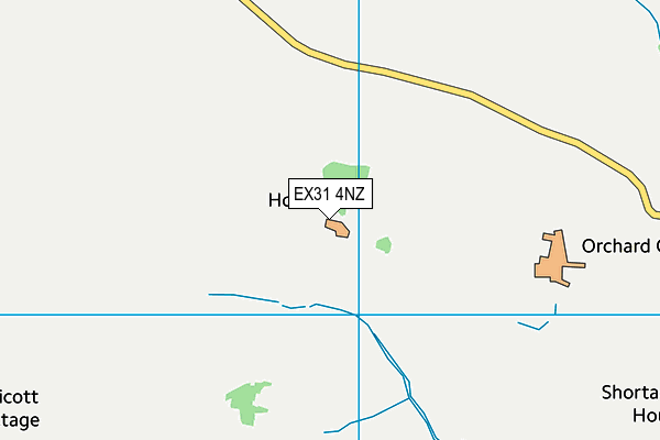 EX31 4NZ map - OS VectorMap District (Ordnance Survey)