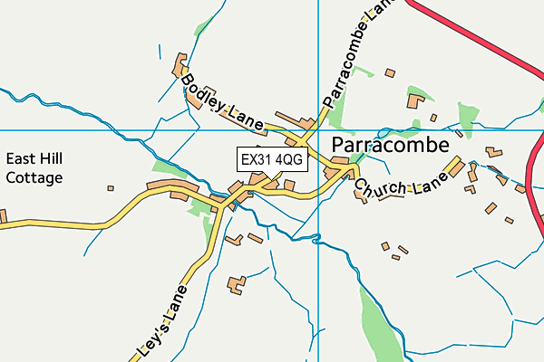 EX31 4QG map - OS VectorMap District (Ordnance Survey)