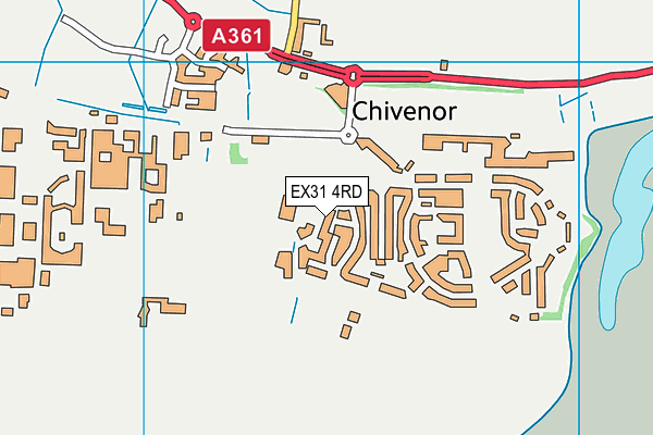 EX31 4RD map - OS VectorMap District (Ordnance Survey)