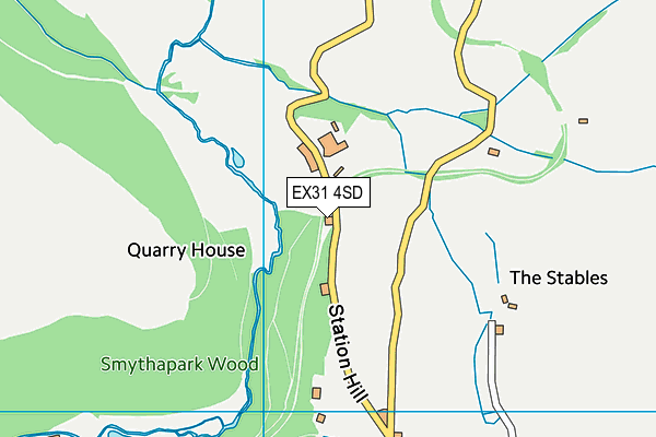 EX31 4SD map - OS VectorMap District (Ordnance Survey)
