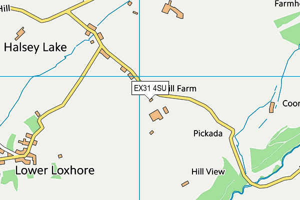 EX31 4SU map - OS VectorMap District (Ordnance Survey)