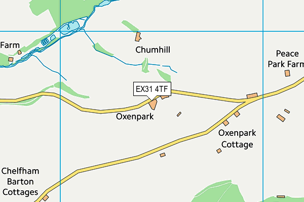 EX31 4TF map - OS VectorMap District (Ordnance Survey)