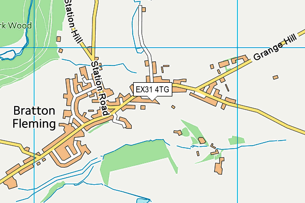 EX31 4TG map - OS VectorMap District (Ordnance Survey)