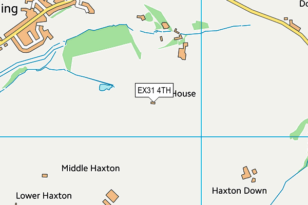 EX31 4TH map - OS VectorMap District (Ordnance Survey)