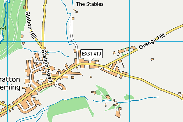 EX31 4TJ map - OS VectorMap District (Ordnance Survey)
