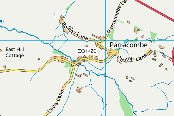 EX31 4ZQ map - OS VectorMap District (Ordnance Survey)