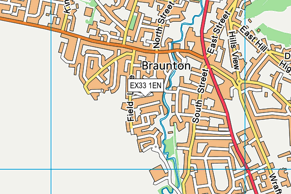 EX33 1EN map - OS VectorMap District (Ordnance Survey)