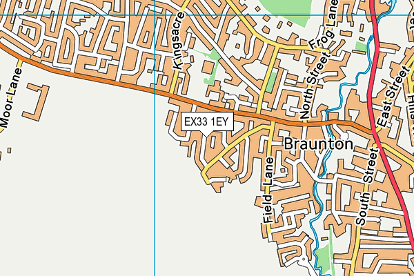 EX33 1EY map - OS VectorMap District (Ordnance Survey)