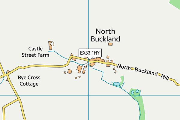 EX33 1HY map - OS VectorMap District (Ordnance Survey)