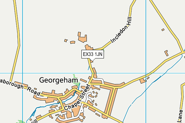 EX33 1JN map - OS VectorMap District (Ordnance Survey)