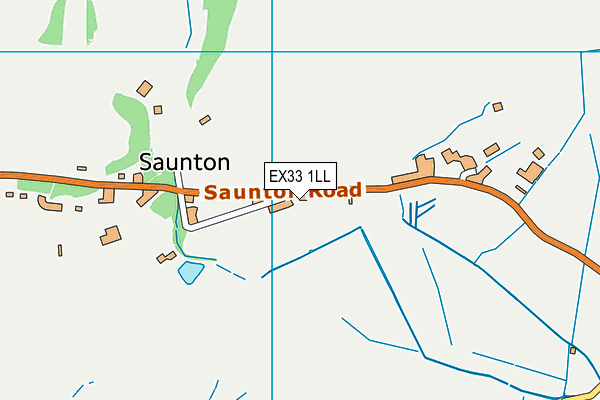 EX33 1LL map - OS VectorMap District (Ordnance Survey)